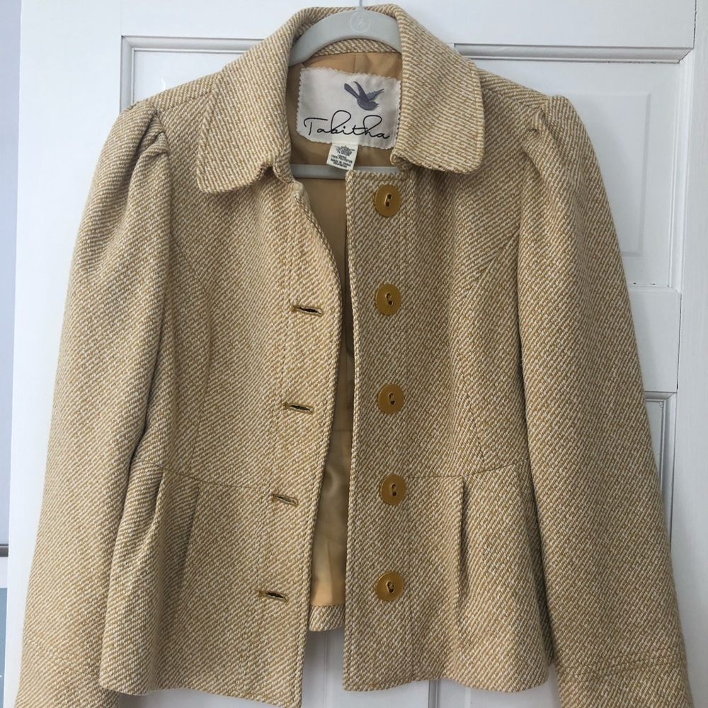 Gold blazer. Tabitha, from Anthropology. Size S/6